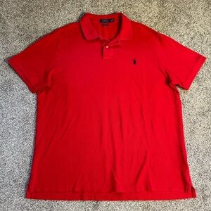 Polo Ralph Lauren Men's Classic-Fit Polo shirt Red Size XL